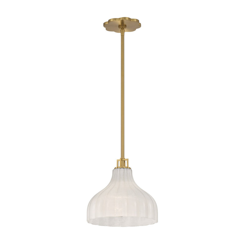 Layton 1 Light 9.75" Pendant in Luxe Gold