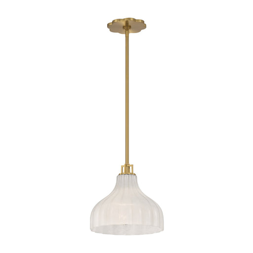 Layton 1 Light 9.75" Pendant in Luxe Gold