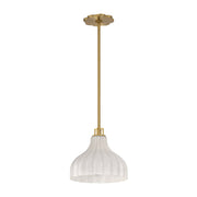 Layton 1 Light 9.75" Pendant in Luxe Gold