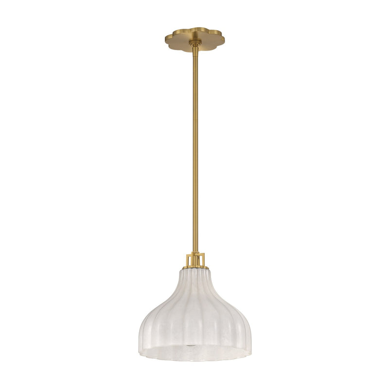 Layton 1 Light 9.75" Pendant in Luxe Gold