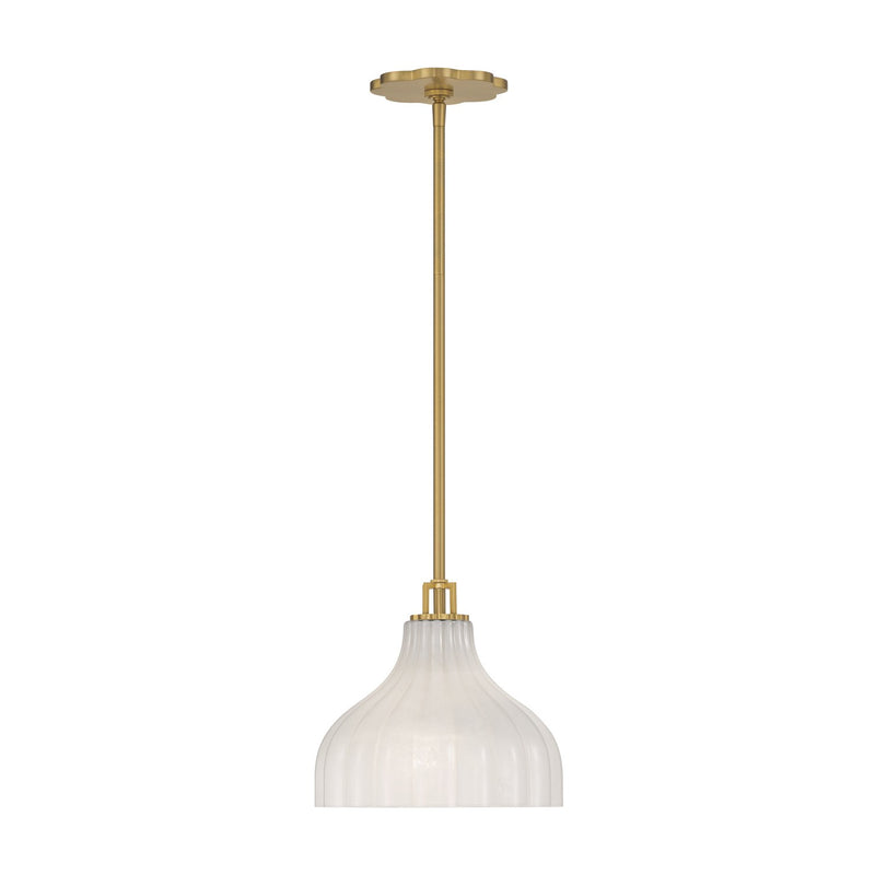 Layton 1 Light 9.75" Pendant in Luxe Gold