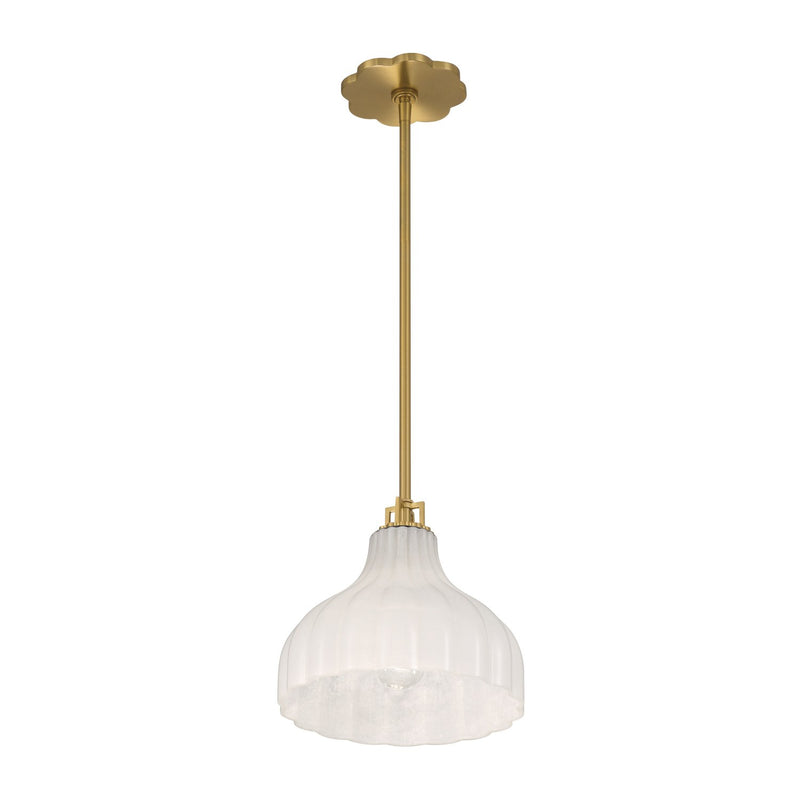 Layton 1 Light 9.75" Pendant in Luxe Gold