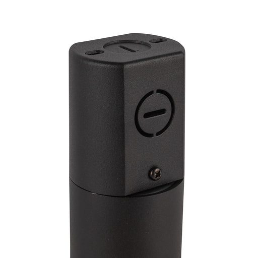 Lorna 10" Concrete Ceiling Flush Mount, 2" Diameter in Black