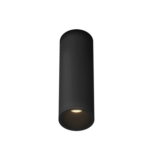 Lorna 7" Flush Mount, 2" Diameter in Black