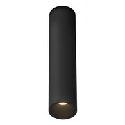 Lorna 11" Flush Mount, 2" Diameter in Black