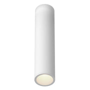 Lorna 11" Flush Mount, 2" Diameter in White