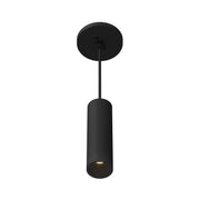 Lorna 8" Pendant, 2" Diameter in Black