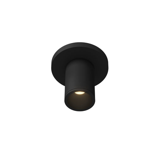 Lorna 4" Semi-Flush Mount, 2" Diameter in Black