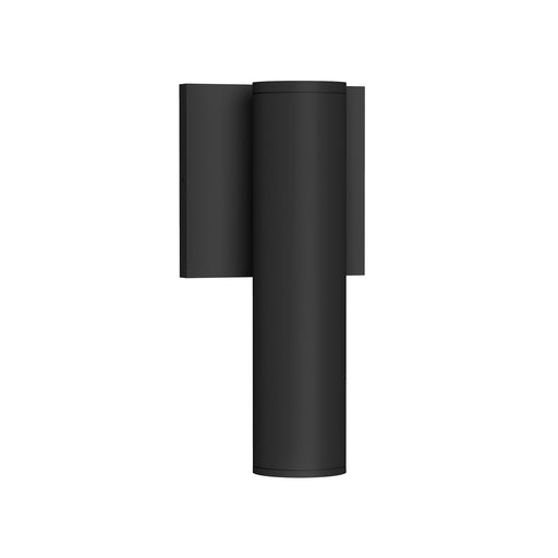 Lorna 9" Outdoor Wall Light, 2" Diameter in Black
