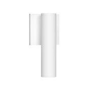 Lorna 9" Outdoor Wall Light, 2" Diameter in White