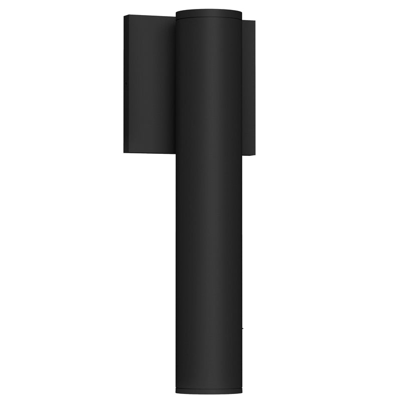 Lorna 12" Outdoor Wall Light, 2" Diameter in Black