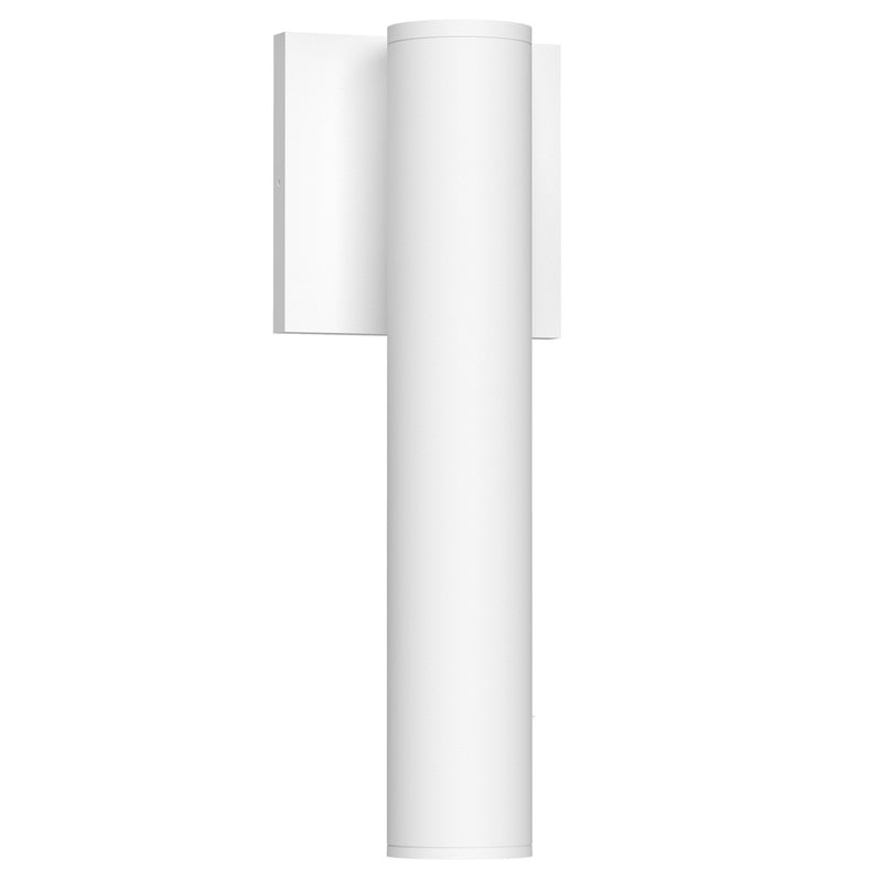 Lorna 12" Outdoor Wall Light, 2" Diameter in White
