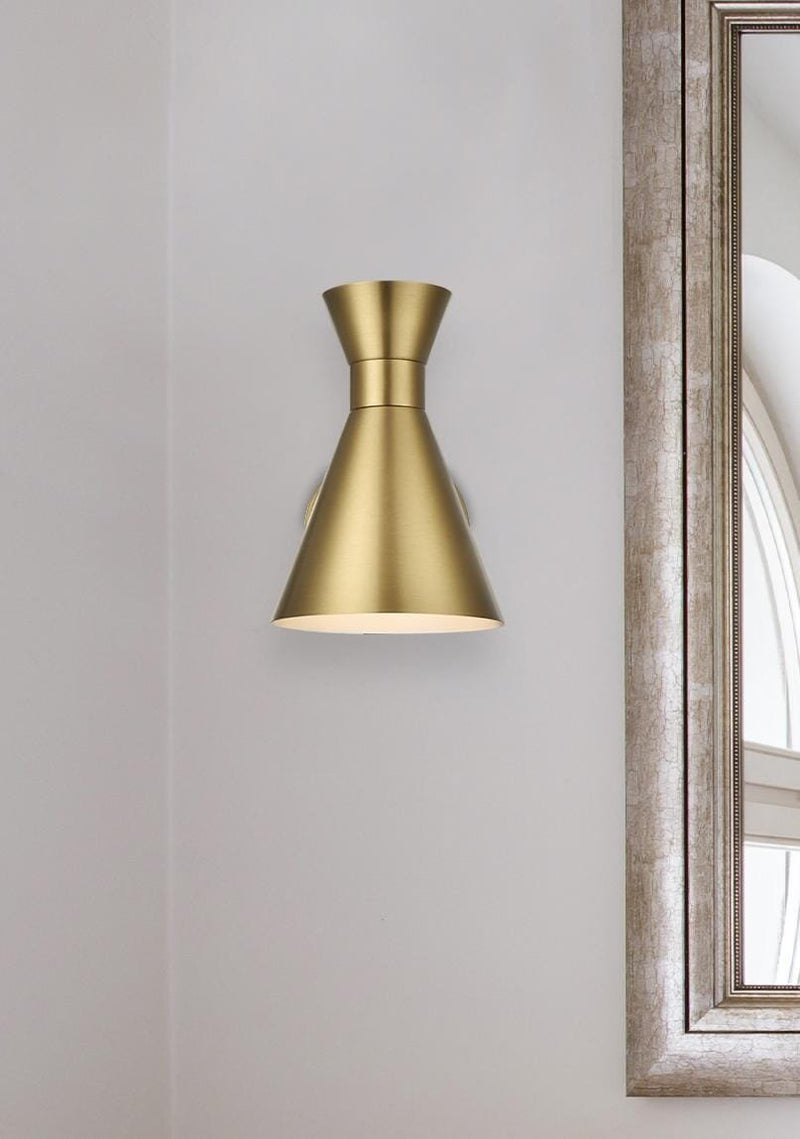 Halycon 8" Bath Sconce in Satin Gold