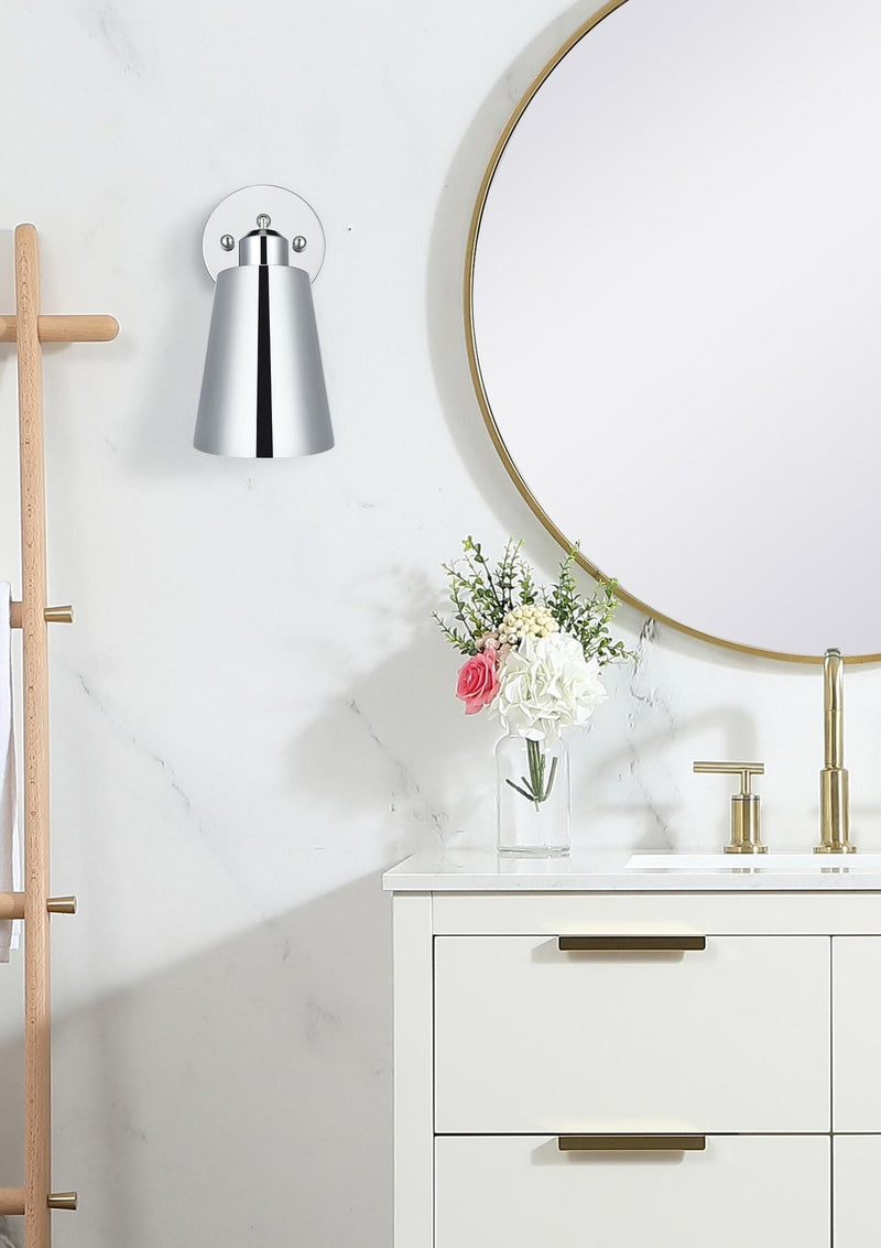 Halycon 11" Bath Sconce in Chrome