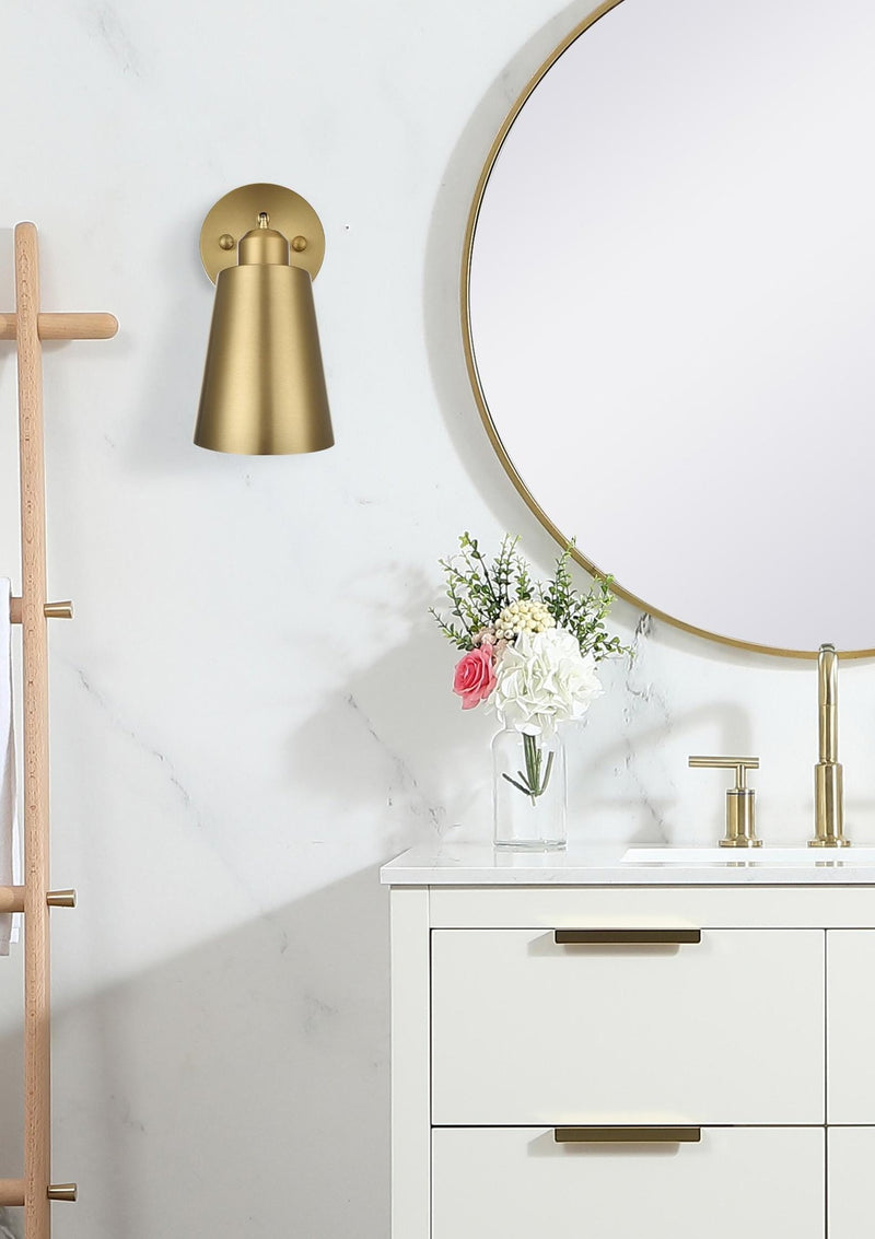 Halycon 11" Bath Sconce in Satin Gold