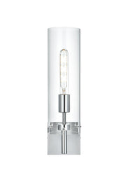 Savant Bath Sconce in Chrome And Clear