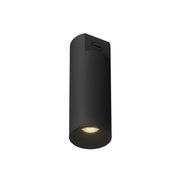 Lorna 10" Concrete Ceiling Flush Mount, 3" Diameter in Black