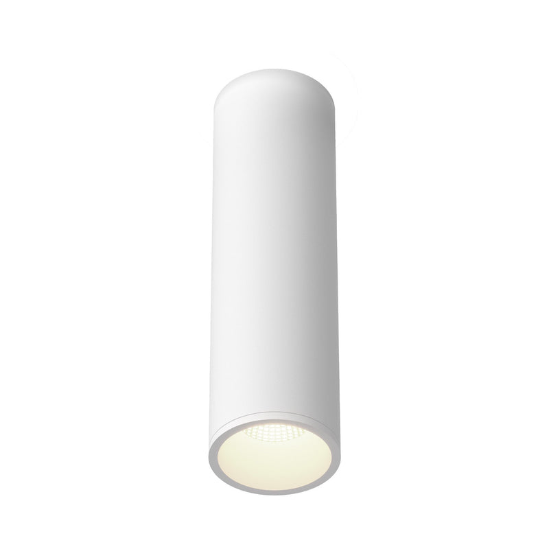 Lorna 11" Flush Mount, 3" Diameter in White