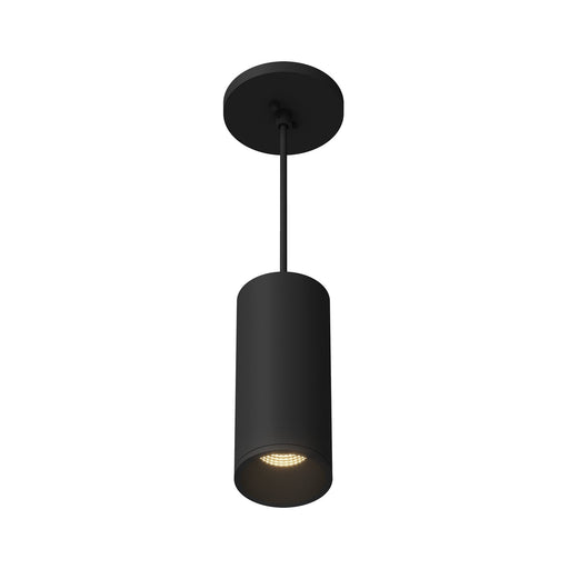Lorna 8" Pendant, 3" Diameter in Black