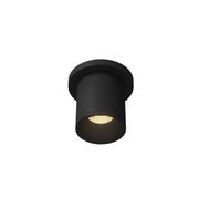 Lorna 4" Semi-Flush Mount, 3" Diameter in Black