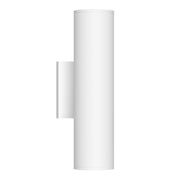 Lorna 12" Up/Down Wall Sconce, 3" Diameter in White