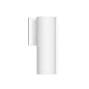 Lorna 9" Outdoor Wall Light, 3" Diameter in White
