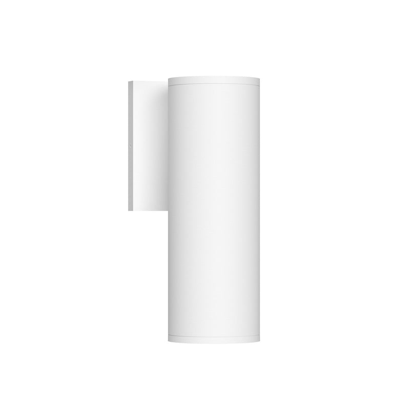 Lorna 9" Outdoor Wall Light, 3" Diameter in White