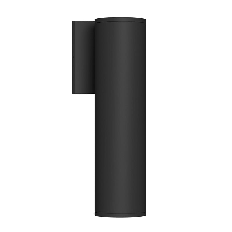 Lorna 12" Outdoor Wall Light, 3" Diameter in Black