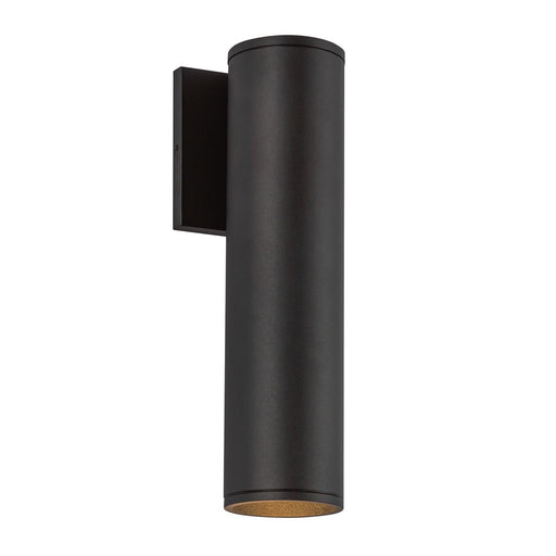 Lorna 12" Outdoor Wall Light, 3" Diameter in Black