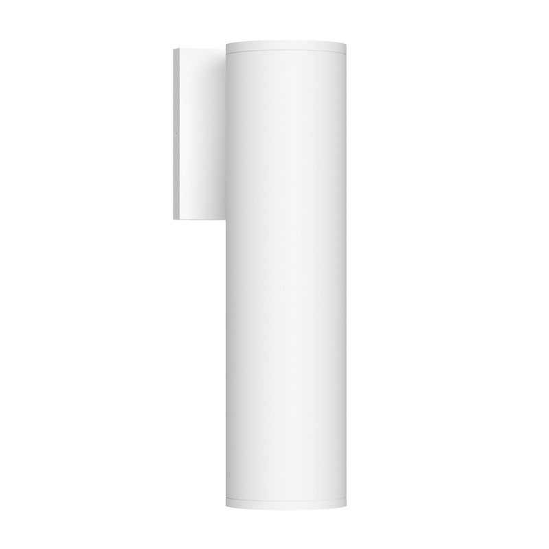 Lorna 12" Outdoor Wall Light, 3" Diameter in White