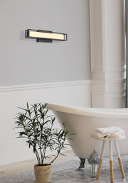 Aden 16" LED Bath Vanity Light in Black