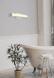 Aden 16" LED Bath Vanity Light in Chrome