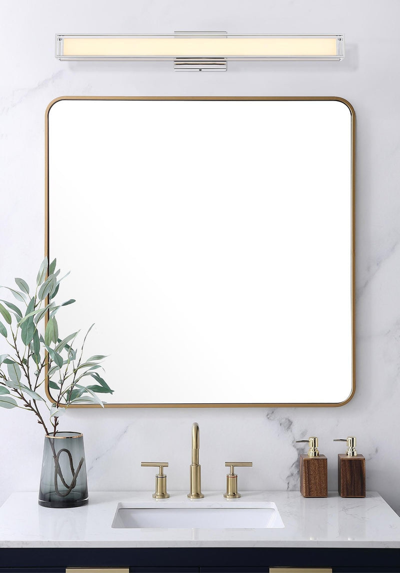 Aden 31" LED Bath Vanity Light in Chrome
