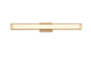 Aden 31" LED Bath Vanity Light in Satin Gold