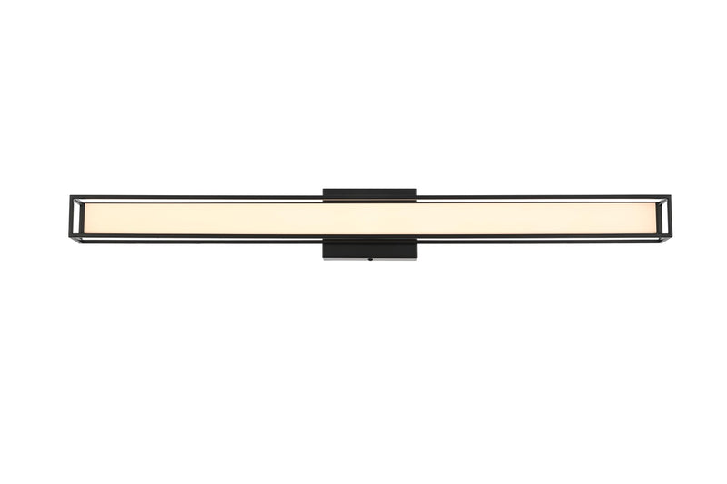 Aden 36" LED Bath Vanity Light in Black