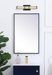 Ivaan 16" LED Bath Vanity Light in Black