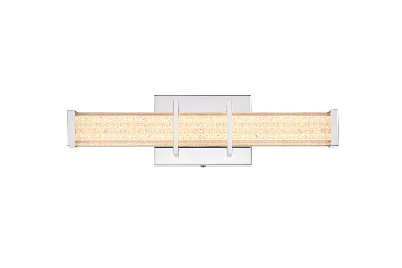 Ivaan 16" LED Bath Vanity Light in Chrome
