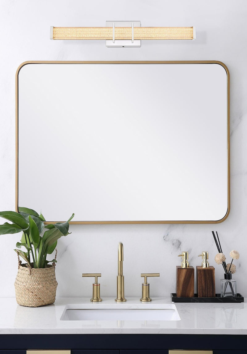 Ivaan 24" LED Bath Vanity Light in Chrome