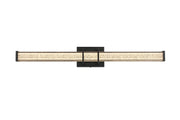 Ivaan 31" LED Bath Vanity Light in Black