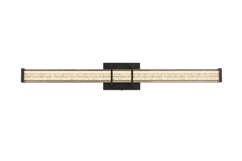 Ivaan 31" LED Bath Vanity Light in Black