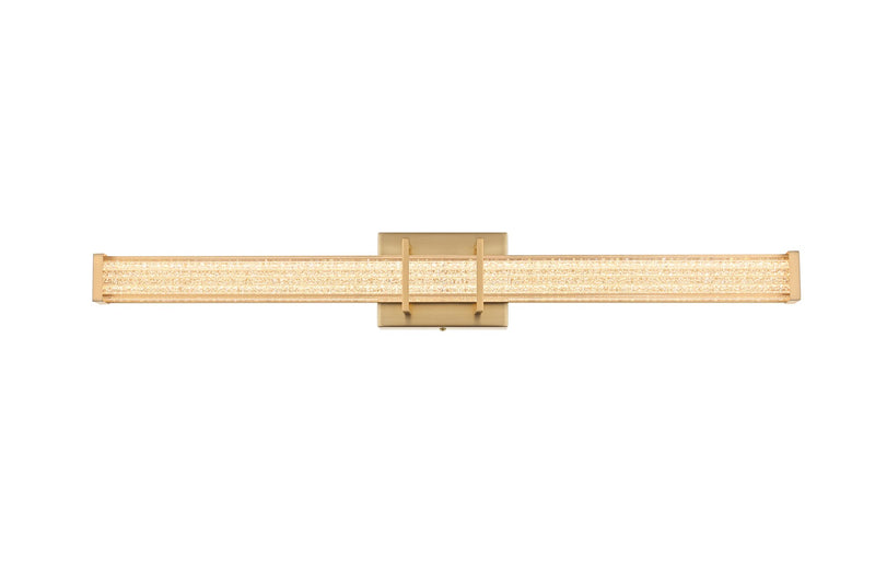 Ivaan 31" LED Bath Vanity Light in Satin Gold