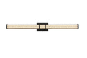 Ivaan 36" LED Bath Vanity Light in Black