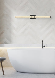 Ivaan 36" LED Bath Vanity Light in Black