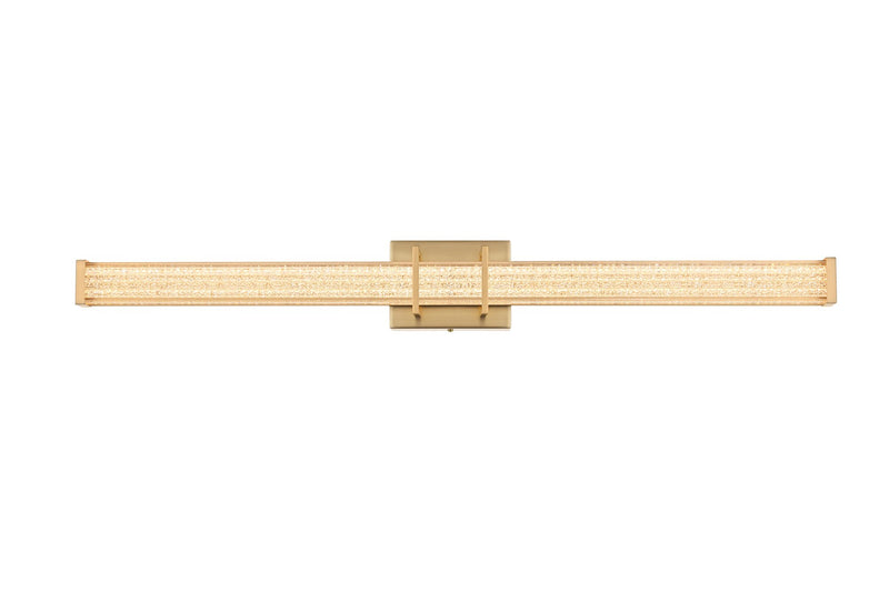 Ivaan 36" LED Bath Vanity Light in Satin Gold