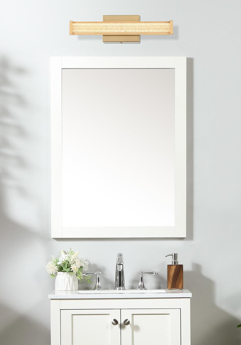 Jaxx 16" Bath Vanity Light in Satin Gold