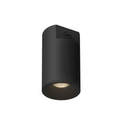 Lorna 8" Concrete Ceiling Flush Mount, 4" Diameter in Black
