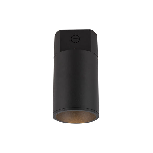 Lorna 8" Concrete Ceiling Flush Mount, 4" Diameter in Black