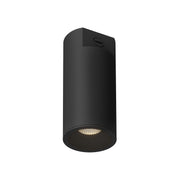 Lorna 10" Concrete Ceiling Flush Mount, 4" Diameter in Black
