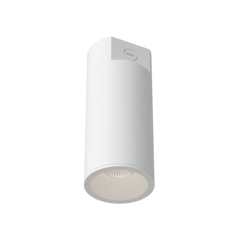 Lorna 10" Concrete Ceiling Flush Mount, 4" Diameter in White