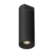 Lorna 15" Concrete Ceiling Flush Mount, 4" Diameter in Black